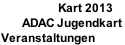 Kart 2013        ADAC Jugendkart  Veranstaltungen