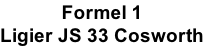 Formel 1 Ligier JS 33 Cosworth